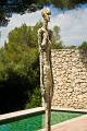 Skulptur von Giacometti, Fondation Maeght, Saint-Paul