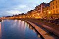 Abendstimmung am Arno, Pisa